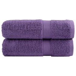 Serviettes de douche de qualité supérieure SOLUND 2 pcs violet 