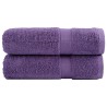 Serviettes de douche de qualité supérieure SOLUND 2 pcs violet 