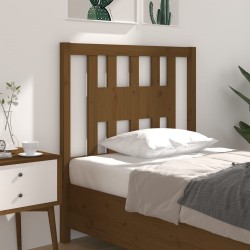 Tête de lit Marron miel 96x4x100 cm Bois massif de pin 