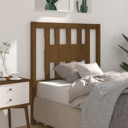 Tête de lit Marron miel 96x4x100 cm Bois massif de pin 