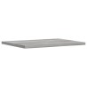Étagères murales 4 pcs sonoma gris 40x30x1,5 cm bois ingénierie 