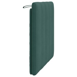 Coussin de tête de lit vert foncé 80 cm velours 