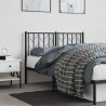 Tête de lit métal noir 120 cm 