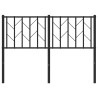 Tête de lit métal noir 120 cm 