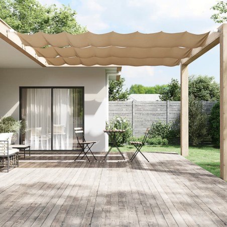 Auvent vertical Taupe 60x360 cm Tissu oxford 