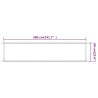 Auvent vertical Taupe 60x360 cm Tissu oxford 