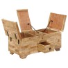 Table basse Bois de manguier massif 80x40x35 cm 