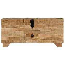 Table basse Bois de manguier massif 80x40x35 cm 