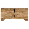 Table basse Bois de manguier massif 80x40x35 cm 