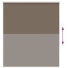 Store enrouleur occultant café 135x175cm largeur du tissu 