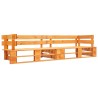 Canapés de jardin palette 2 pcs avec coussins sable pinède 