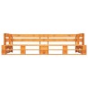 Canapés de jardin palette 2 pcs avec coussins sable pinède 