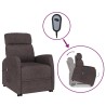 Fauteuil Marron foncé Tissu 