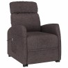Fauteuil Marron foncé Tissu 