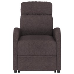 Fauteuil Marron foncé Tissu 