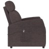 Fauteuil Marron foncé Tissu 