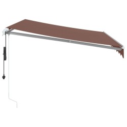 Auvent rétractable automatique marron 300x250 cm 