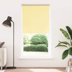Store enrouleur occultant jaune largeur du tissu 95,7 cm 