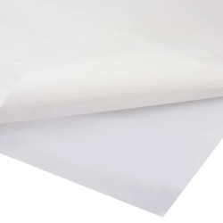 Films 4D de voiture 2 pcs Blanc 100x150 cm+50x150 cm 