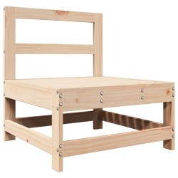 Salon de jardin 7 pcs Bois de pin massif 
