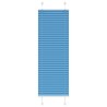 Store plissé bleu 45x100 cm largeur du tissu 44,4 cm polyester 