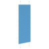 Store plissé bleu 45x100 cm largeur du tissu 44,4 cm polyester 