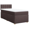 Sommier à lattes de lit avec matelas Marron foncé 90x200 cm 