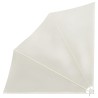 Auvent latéral pliable de balcon Crème 140x140 cm 