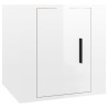 Ensemble de meubles TV 8 pcs Blanc brillant Bois d'ingénierie 