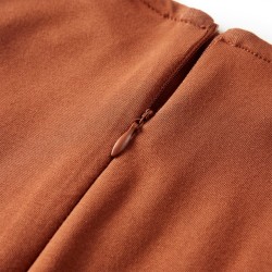 Robe pour enfants à manches longues cognac 140 
