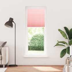 Store plissé rose 75x200 cm largeur du tissu 74,4 cm polyester 