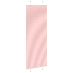 Store plissé rose 75x200 cm largeur du tissu 74,4 cm polyester 