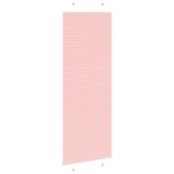 Store plissé rose 75x200 cm largeur du tissu 74,4 cm polyester 
