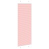 Store plissé rose 75x200 cm largeur du tissu 74,4 cm polyester 