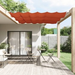 Auvent vertical Terre cuite 60x360 cm Tissu oxford 