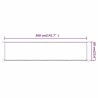 Auvent vertical Terre cuite 60x360 cm Tissu oxford 
