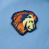 Sweatshirt à capuche pour enfants bleu et jaune tendre 140 