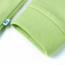 Sweatshirt à capuche pour enfants bleu et jaune tendre 140 