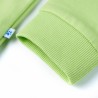 Sweatshirt à capuche pour enfants bleu et jaune tendre 140 