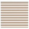 Store zèbre marron sable largeur du tissu 150,9 cm polyester 