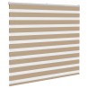Store zèbre marron sable largeur du tissu 150,9 cm polyester 