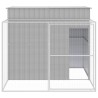 Niche pour chien avec cour gris clair 214x253x181 cm 