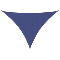 Voile de parasol tissu oxford triangulaire 3x4x4 m bleu 