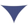 Voile de parasol tissu oxford triangulaire 3x4x4 m bleu 