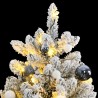 Sapin de Noël artificiel articulé 300 LED et boules 270 cm 