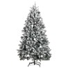 Sapin de Noël artificiel articulé 300 LED et boules 270 cm 