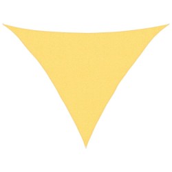Voile d'ombrage 160 g/m² Beige 2,5x2,5x3,5 m PEHD 