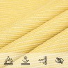 Voile d'ombrage 160 g/m² Beige 2,5x2,5x3,5 m PEHD 