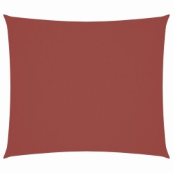Voile de parasol tissu oxford rectangulaire 2x3 m terre cuite 