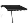 Auvent manuel rétractable sur pied 300x250 cm Anthracite 